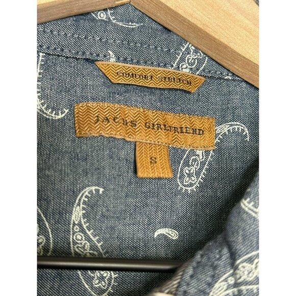 Jach's Girlfriend Black White Buffalo Plaid Women's Small Comfort Stretch Button - Picture 4 of 9